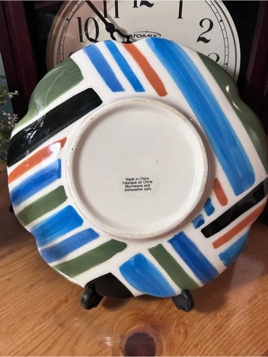 (UT) Anthropologie "Sissinghurst Castle" Footed Cup and Saucer - Picture 3 of 8